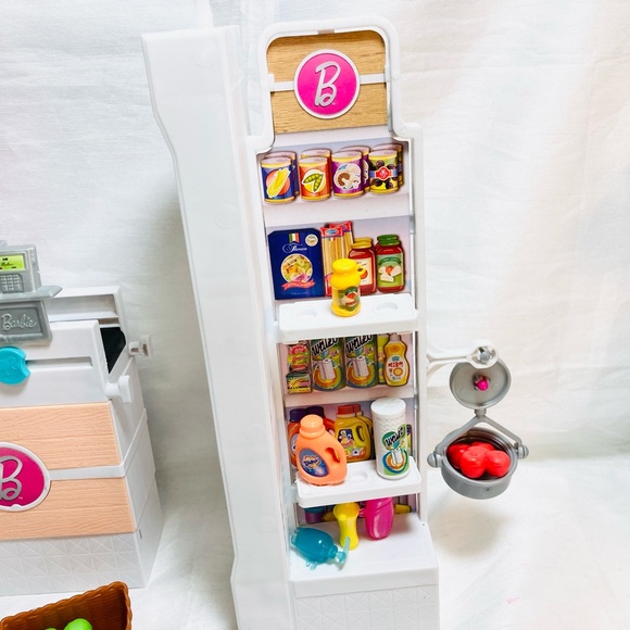 Barbie Grocery Store (15 mini pc) Shelves Checkout & S Grocery Checkout - Picture 5 of 13